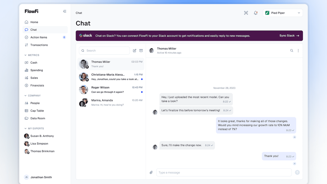 FlowFi, λογιστικό λογισμικό