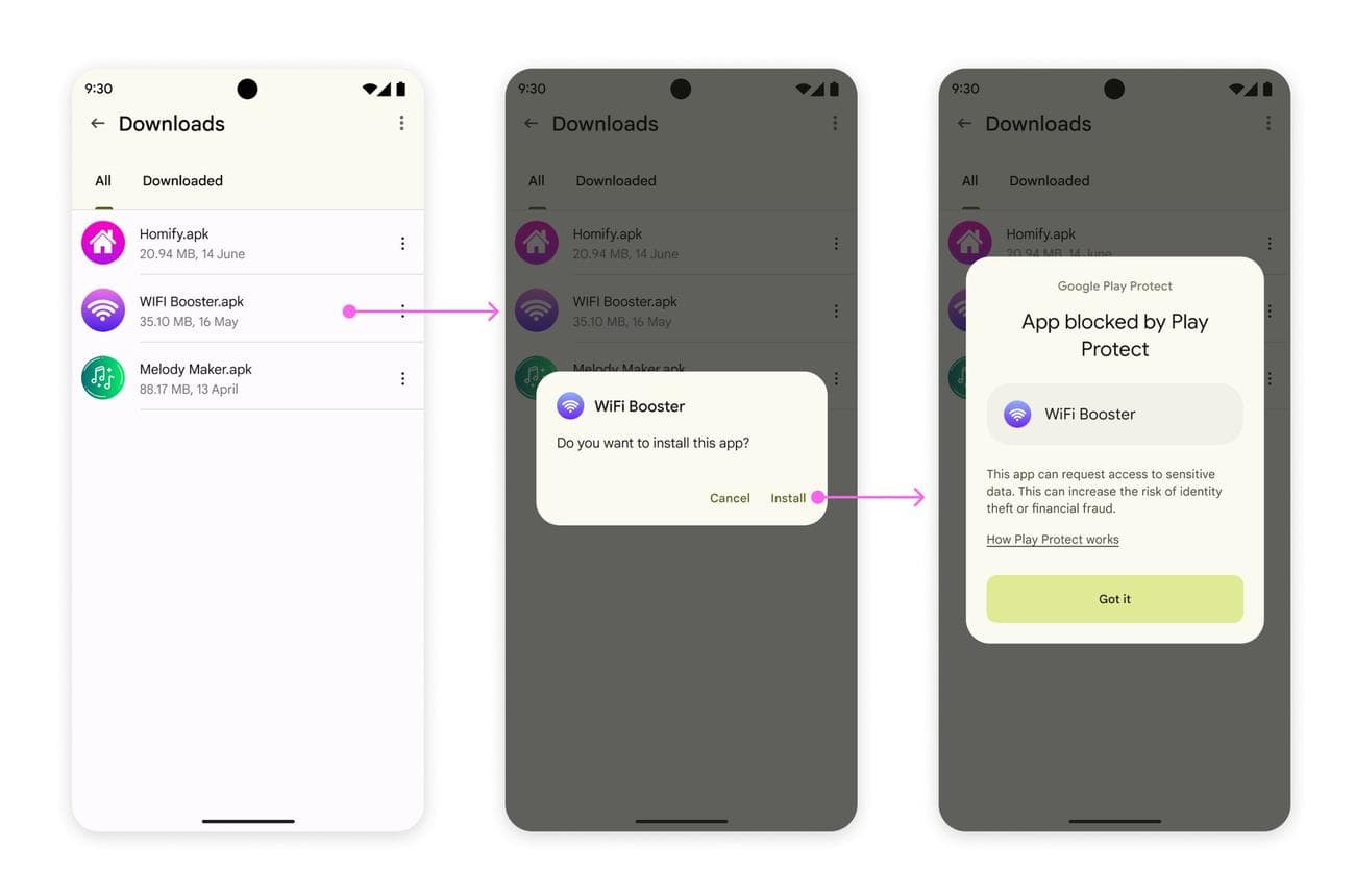 Προστασία από οικονομική απάτη του Google Play Protect