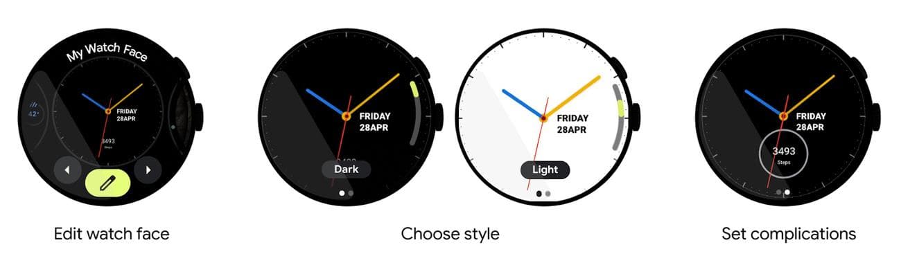 Πρόγραμμα επεξεργασίας μορφής προσώπου ρολογιού Google