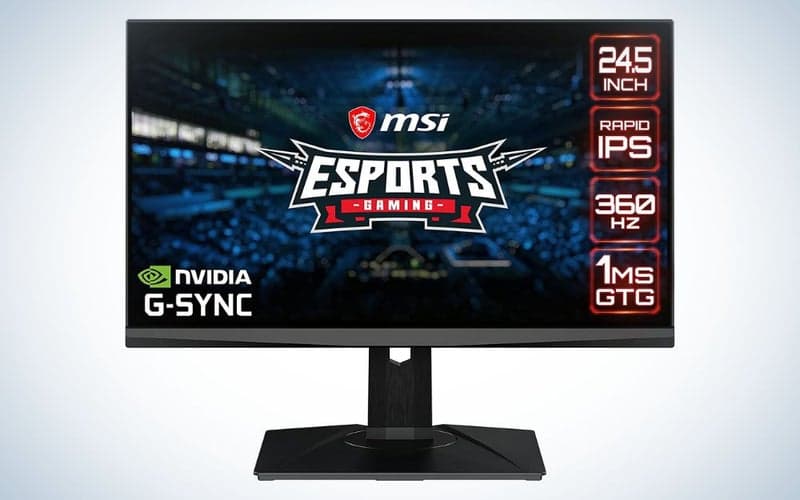 MSI Oculux NXG253R Â is the best small monitor for CAD.