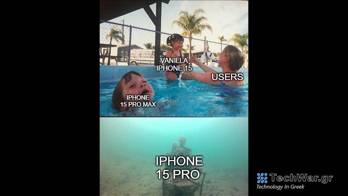 Meme of the day: Όλοι αγαπούν το iPhone 15 με βανίλια (αλλά το iPhone 15 Pro δεν προκαλεί χαρά)