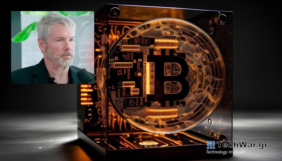 Bitcoin και Michael Saylor της MicroStrategy © Pixabay/YouTube/screenshot
