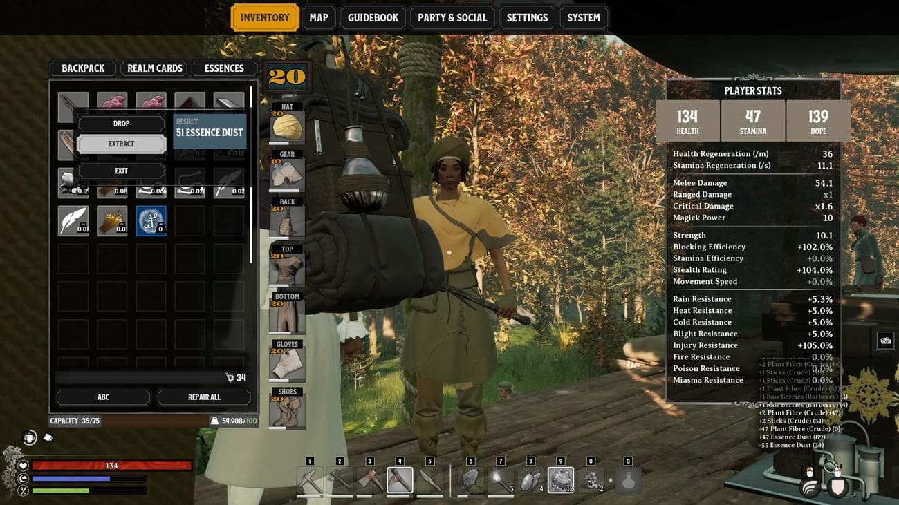 Εκχύλισμα αηδονιού Essence από υλικά.