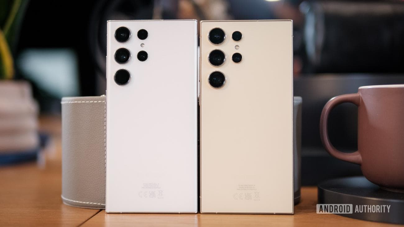 Samsung Galaxy S24 Ultra Οι πλάτες Samsung Galaxy S23 Ultra είναι υπό γωνία