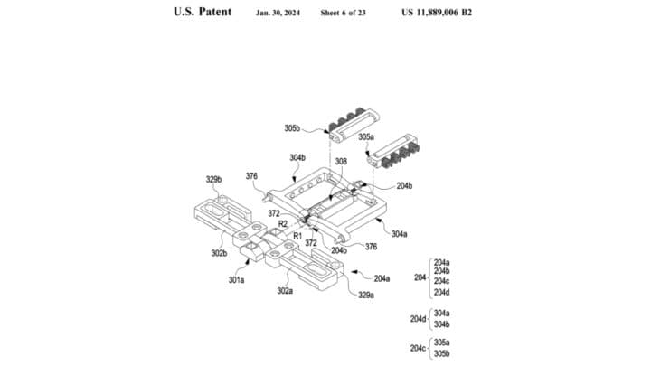 Samsung Galaxy Z Fold Hinge Components Patent 30 Ιανουαρίου 2024