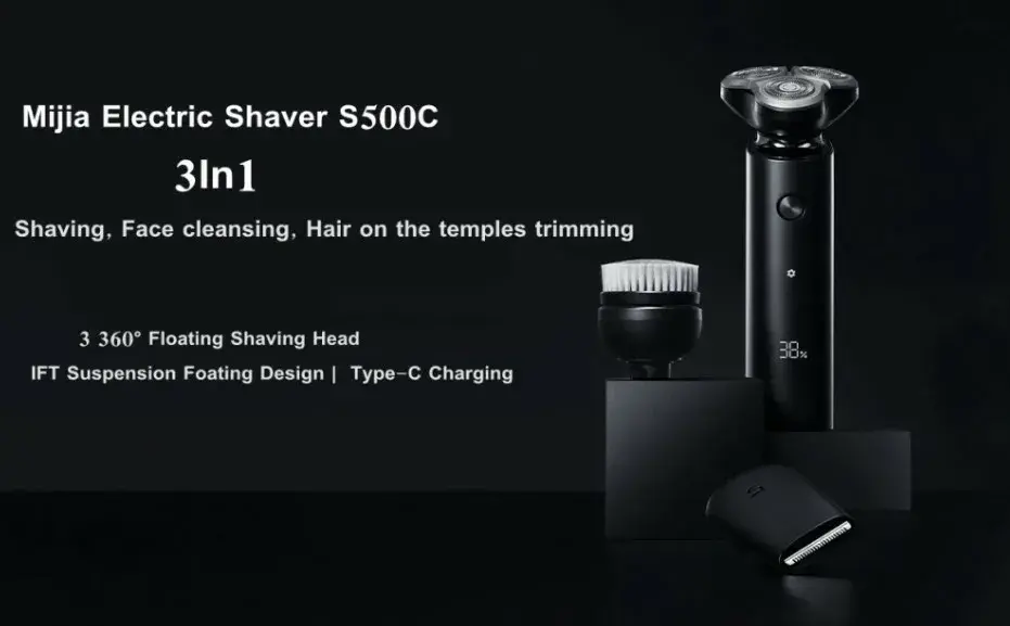 XIAOMI Mijia S500C : Η ξυριστική μηχανή που κάθε άντρας αξίζει, ξυρίζει, τριμάρει και καθαρίζει τη φάτσα με μόλις 67€!