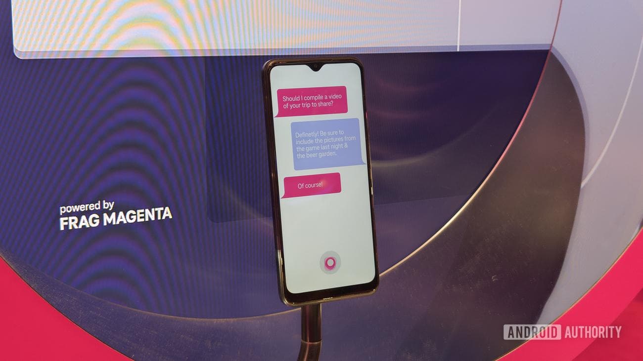 Παράδειγμα συνομιλίας Telekom Concept AI Phone MWC 2024