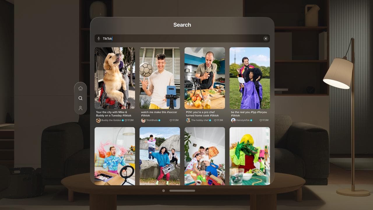 Το TikTok στο Apple Vision Pro