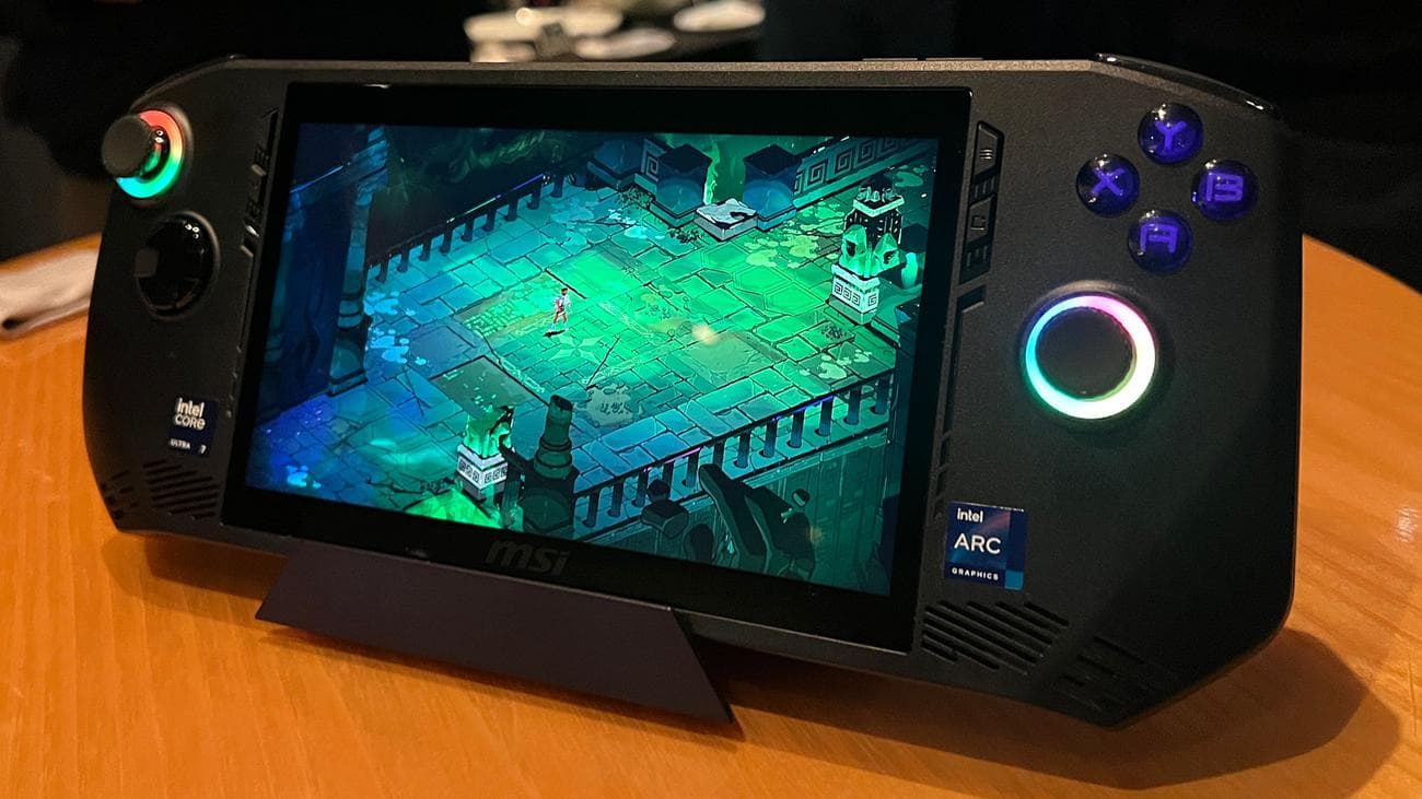 Ένα MSI Claw στην CES 2024