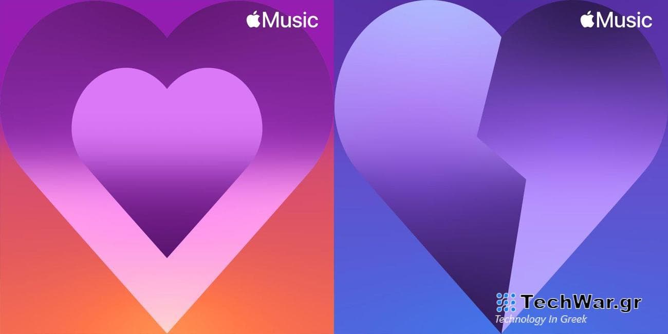 Η Apple Music λανσάρει νέους εξατομικευμένους σταθμούς «Love» και «Heartbreak» για την Ημέρα του Αγίου Βαλεντίνου