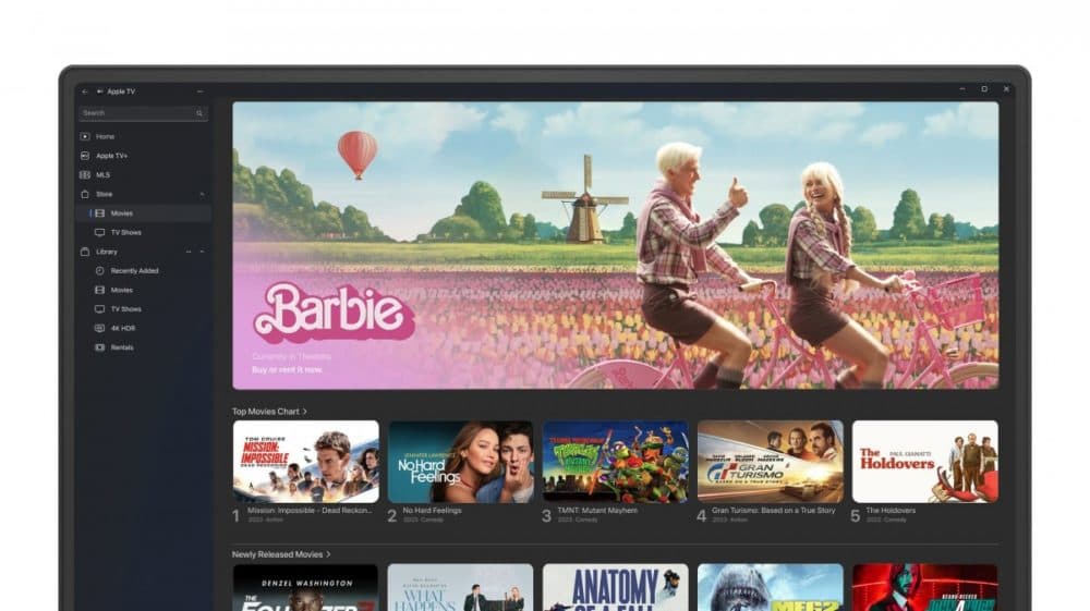 Apple TV windows, Οι εφαρμογές Apple Music, TV και Devices διαθέσιμες στα Windows