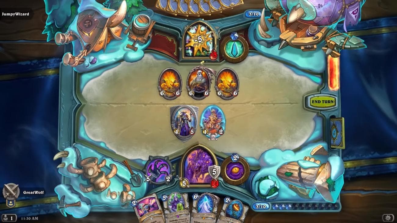 A victory is secured in one of the best laptop games, Hearthstone