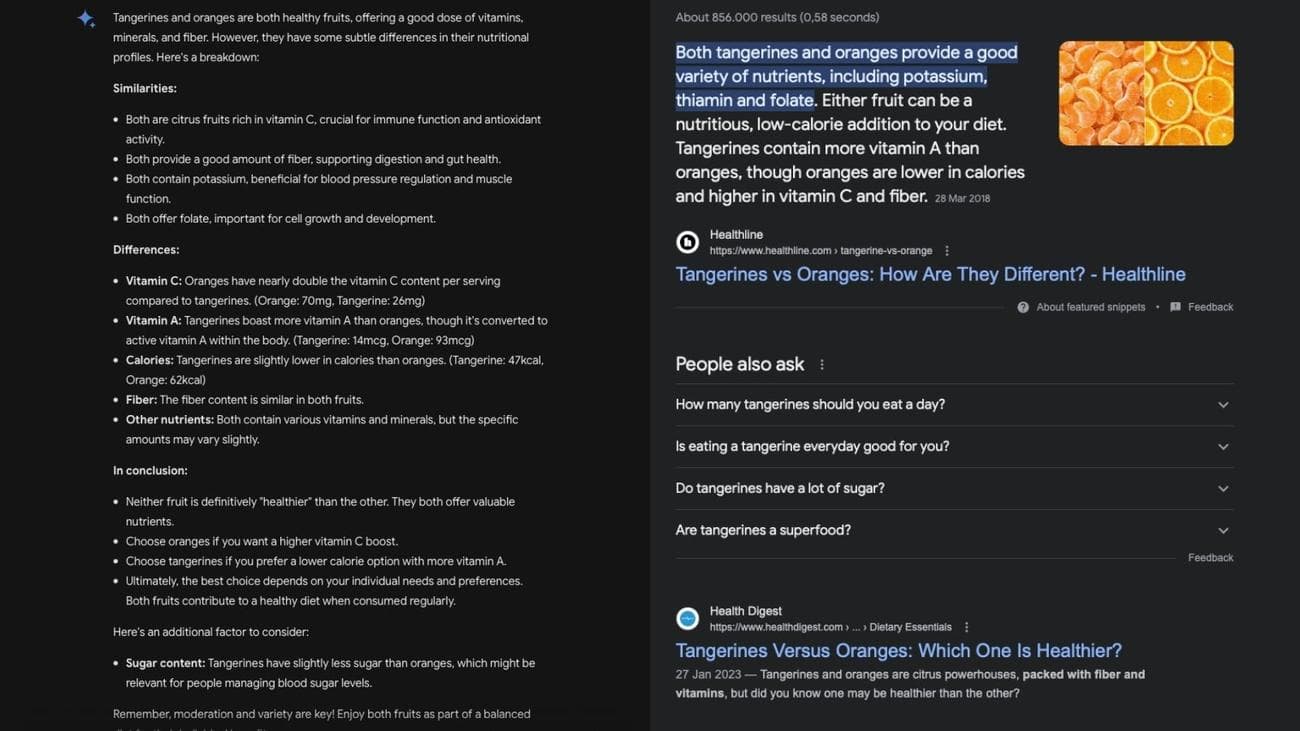 Google and Gemini fight over oranges and tangerines! - Canceled? Google Gemini AI tells me "offensive" jokes about "poor people" - but that's only human