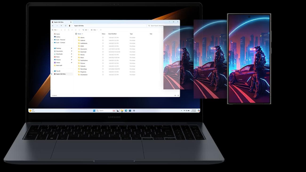 Βελτιωμένη συνδεσιμότητα του Galaxy Book4