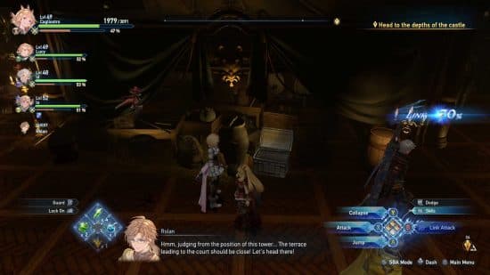 Η τοποθεσία του μυστικού όπλου του Eugen στο Granblue Fantasy Relink.