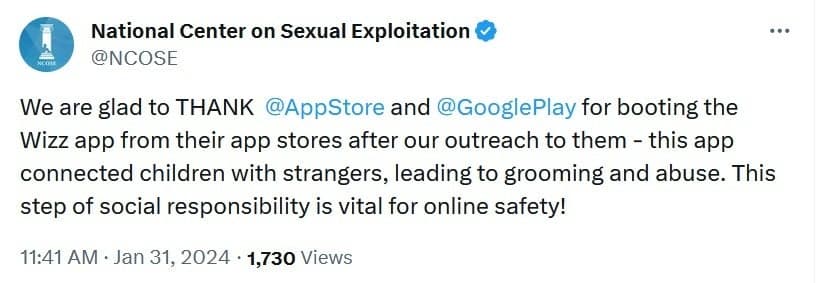 Η εφαρμογή Wizz, δημοφιλής στους εφήβους, καταργήθηκε από το App Store και το Play Store