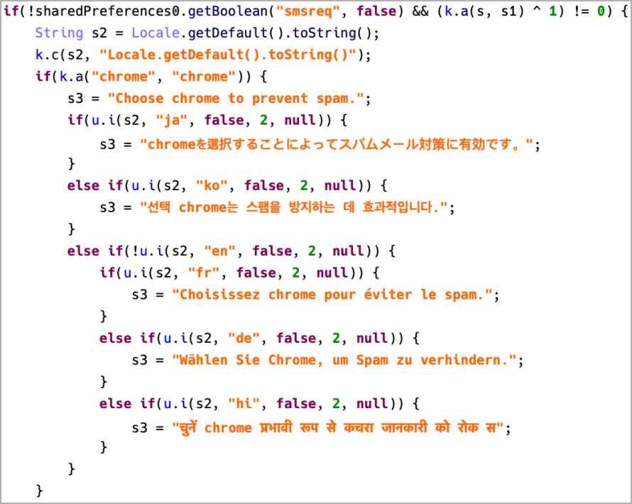 Κωδικός για τη δημιουργία των αναδυόμενων μηνυμάτων