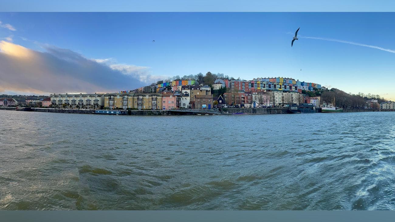 πανοραμική φωτογραφία ενός χωριού