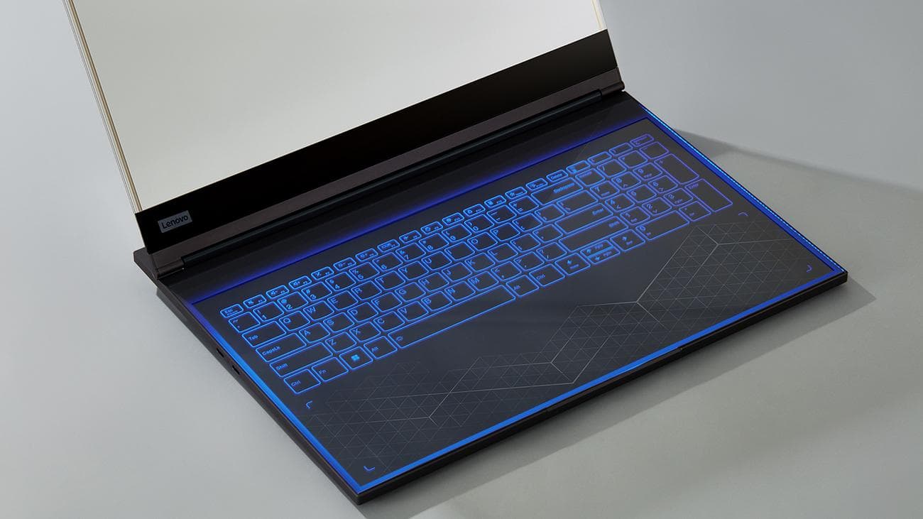 Φορητός υπολογιστής Lenovo ThinkBook με διαφανή οθόνη