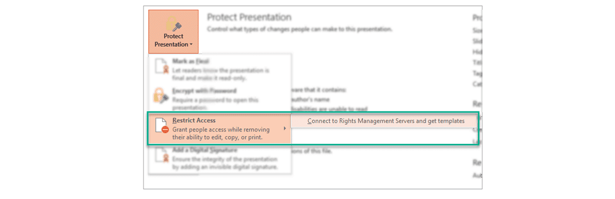 προστασία powerpoint