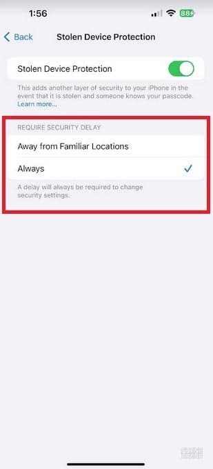 Στο iOS 17.4, θα μπορείτε να έχετε τη δυνατότητα Προστασίας κλεμμένης συσκευής ενεργοποιημένη παντού - Μια νέα επιλογή στο iOS 17.4 κάνει τη λειτουργία Προστασίας κλεμμένης συσκευής ακόμα καλύτερη