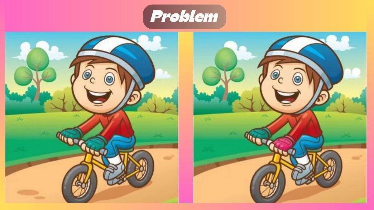 Τεστ παρατηρητικότητας διαφορές αγόρι ποδήλατο