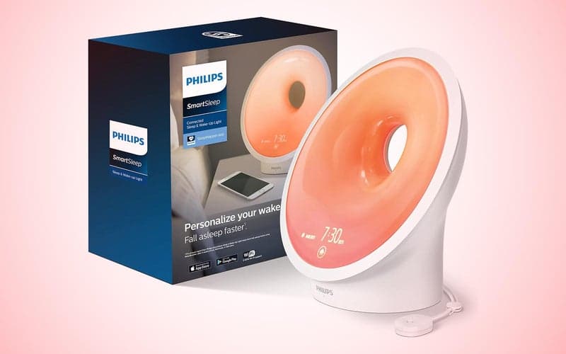 Έξυπνο φως Philips Smart Sleep σε απλό φόντο