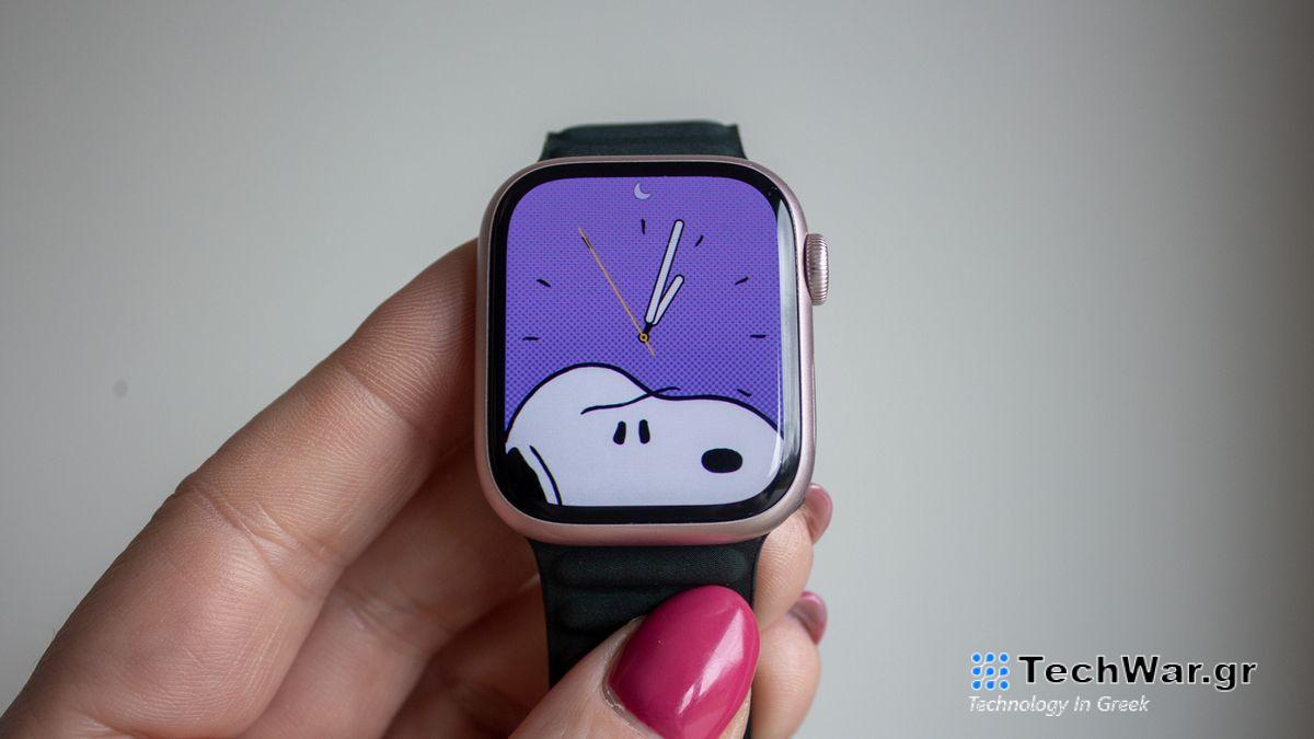 Snoopy on Apple Watch Series 9