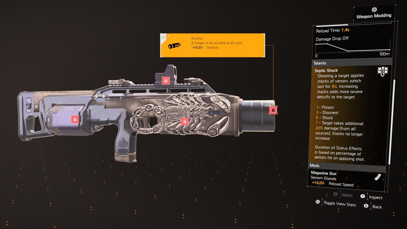 Το εξωτικό κυνηγετικό όπλο Scorpio στο The Division 2