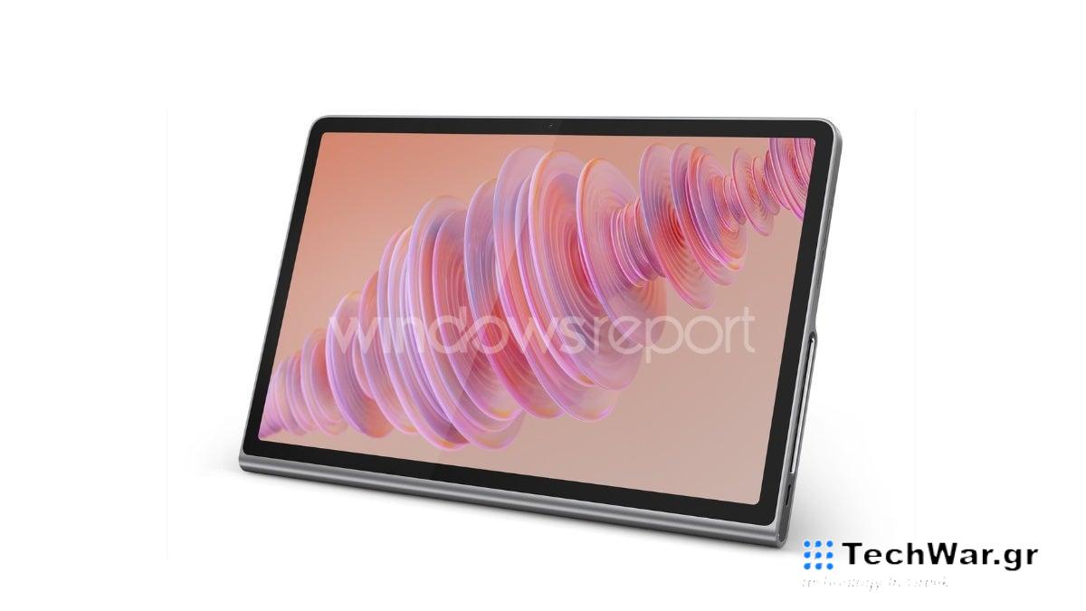 Το Lenovo Tab Plus που ονομάζεται απλά Lenovo Tab Plus παρουσιάζει διαρροές σε υψηλής ποιότητας renders με κάπως ασυνήθιστο σχεδιασμό
