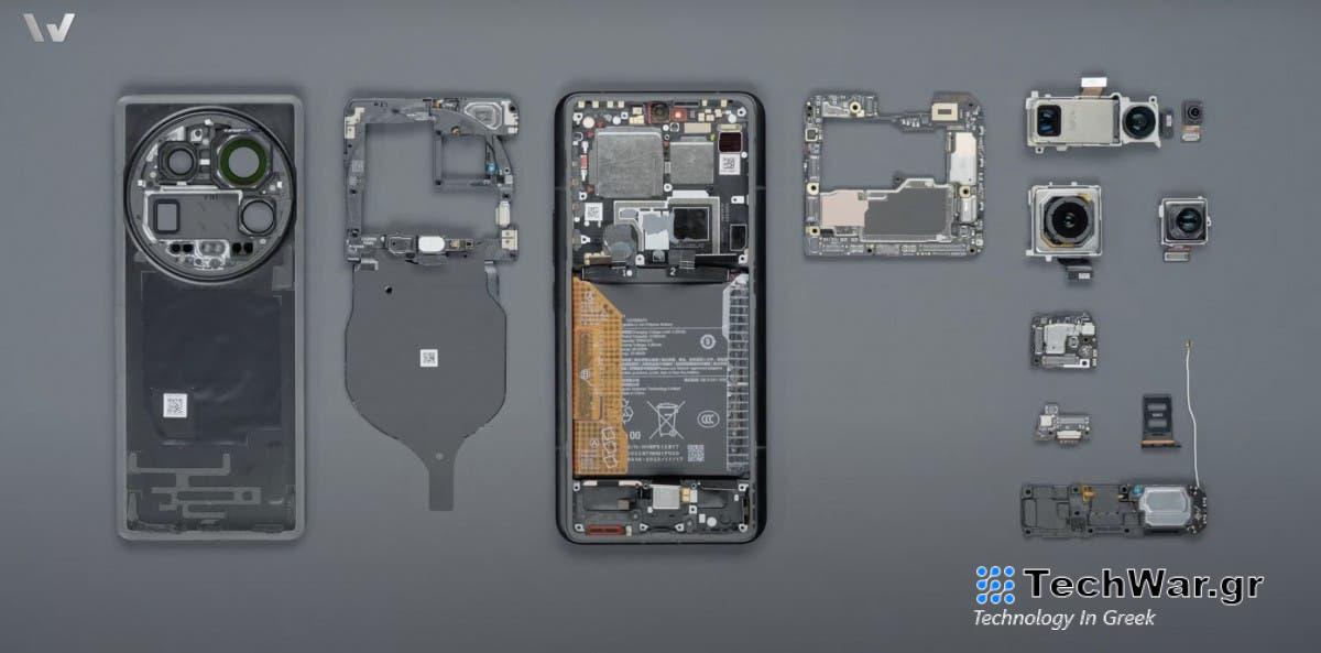 Xiaomi 14 Ultra: το teardown δείχνει αλλαγές σε σύγκριση με το προηγούμενο μοντέλο