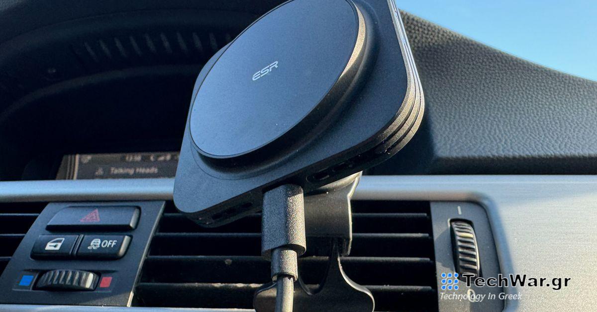 Ανασκόπηση ασύρματου φορτιστή αυτοκινήτου ESR Qi2: αντίο Mag$afe