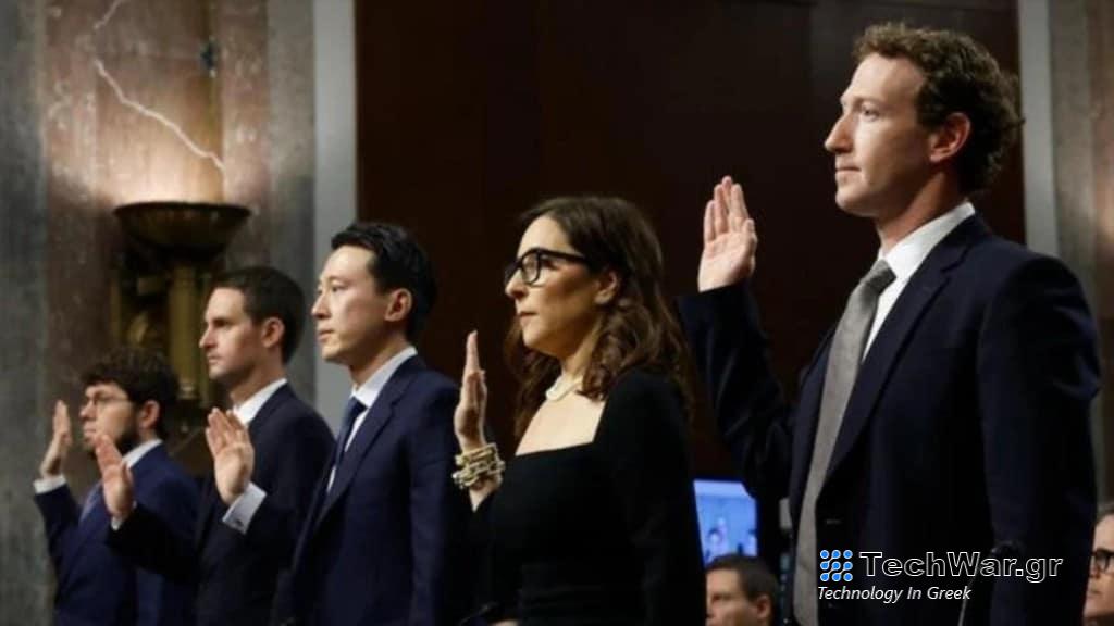Mark Zuckerberg, Γερουσία των ΗΠΑ: Οι CEOs των social media έχετε αίμα στα χέρια σας