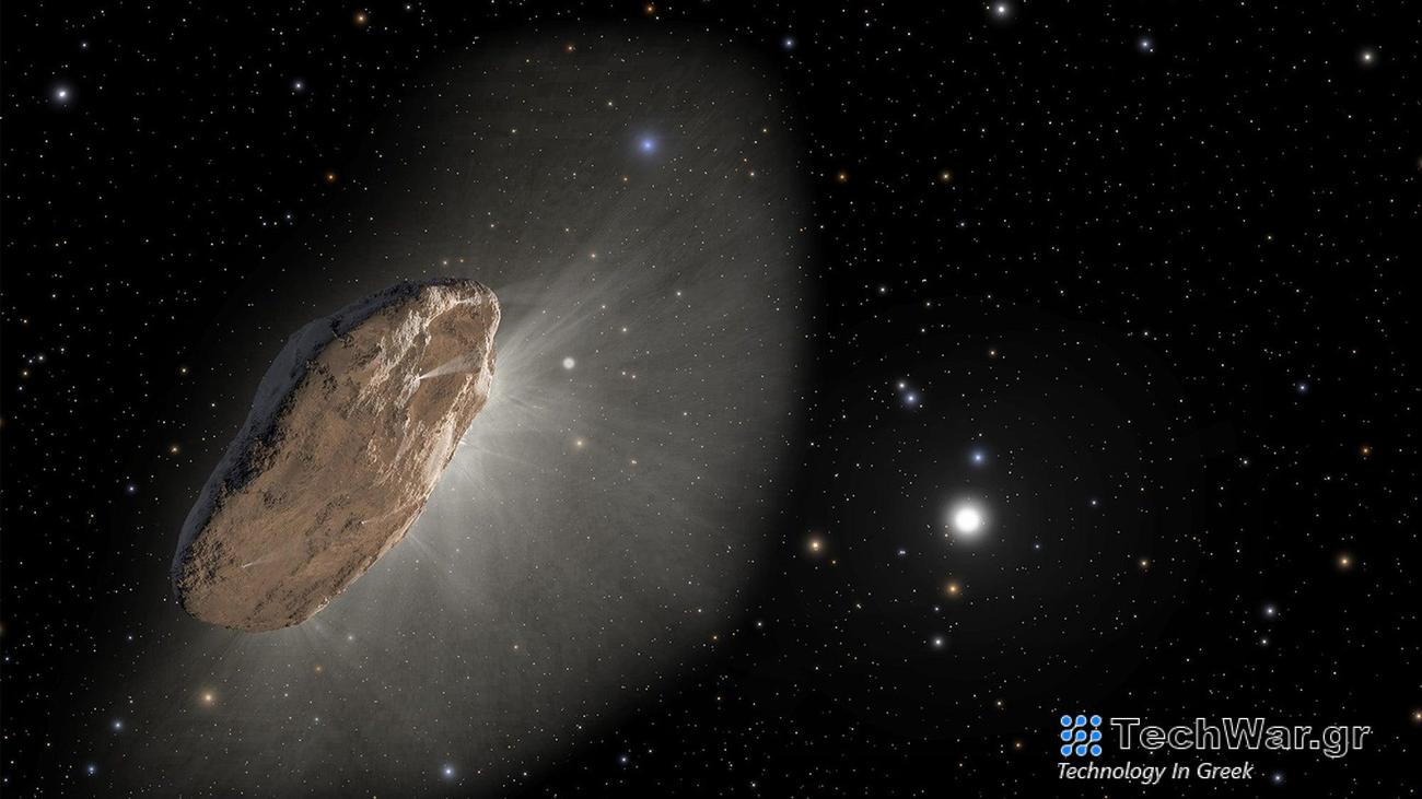 The first interstellar interloper detected passing through the Solar System, 1l/‘Oumuamua, came within 24 million miles of the Sun in 2017. It’s difficult to know exactly what ‘Oumuamua looked like, but it was probably oddly shaped and elongated, as depicted in this illustration.