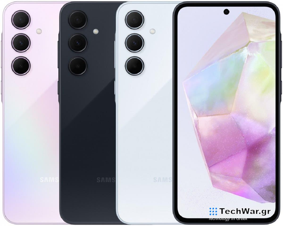 Samsung: διέρρευσαν οι πρώτες εικόνες των Galaxy A35 και A55

