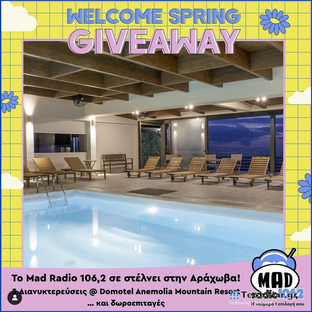 Welcome Spring Giveaway: Το Mad Radio 106,2 σε στέλνει Αράχωβα! - Digitaltvinfo.gr