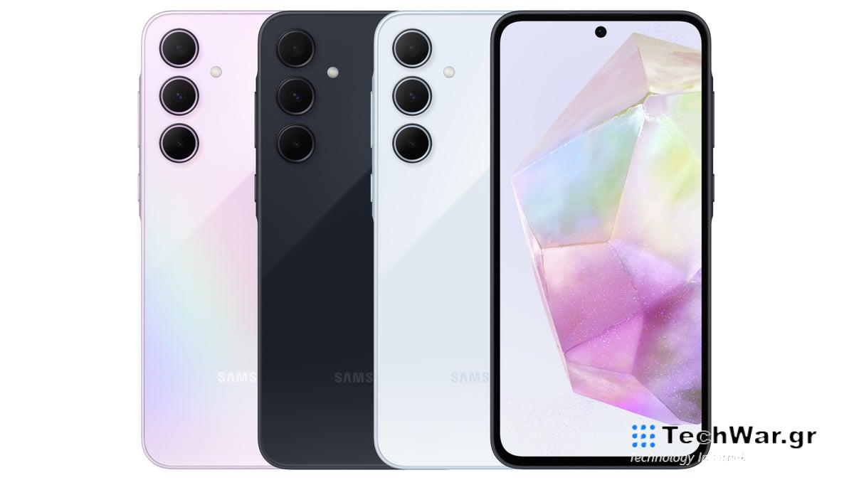 Τα Samsung Galaxy A35 και Galaxy A55 παρουσιάζονται σε renders υψηλής ανάλυσης που διέρρευσαν