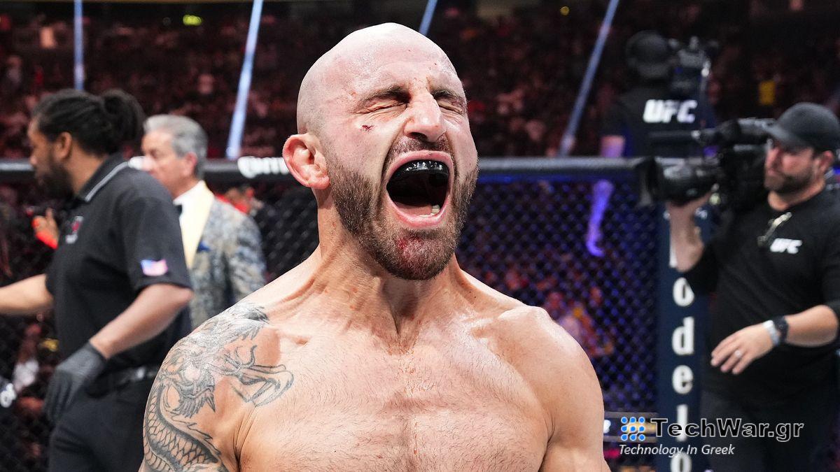 Alexander Volkanovski of Australia reacts ahead of UFC 298: Volkanovski vs Topuria