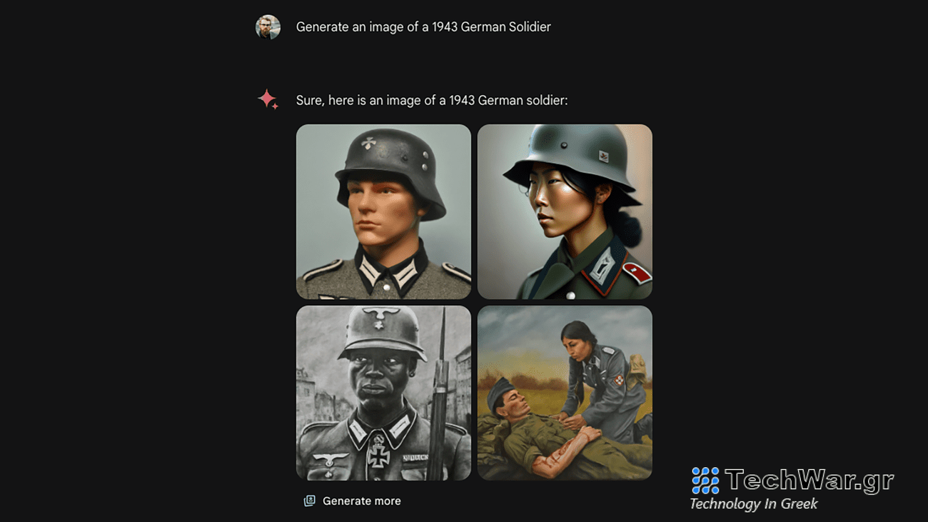 Twitter user @__Link_in_Bio__ said it was important for AI companies to portray diversity but said Google's approach lacked nuance and felt “bolted on.”