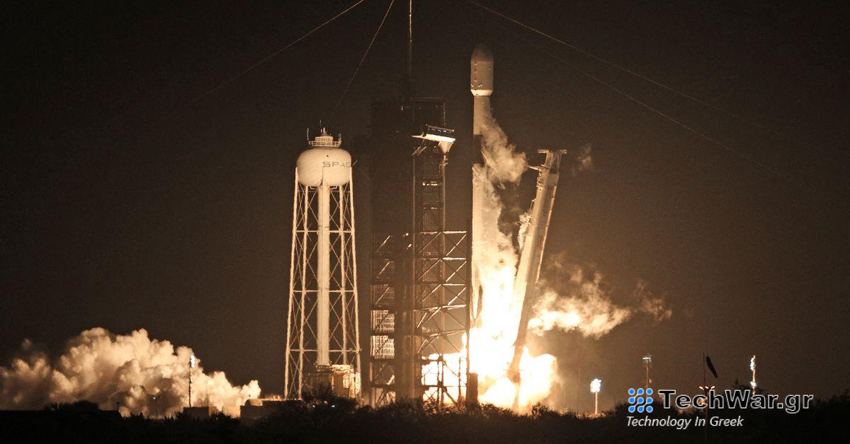 Η SpaceX εκτοξεύει επιτυχώς το επόμενο αμερικανικό αεροσκάφος που έχει οριστεί για τη Σελήνη
