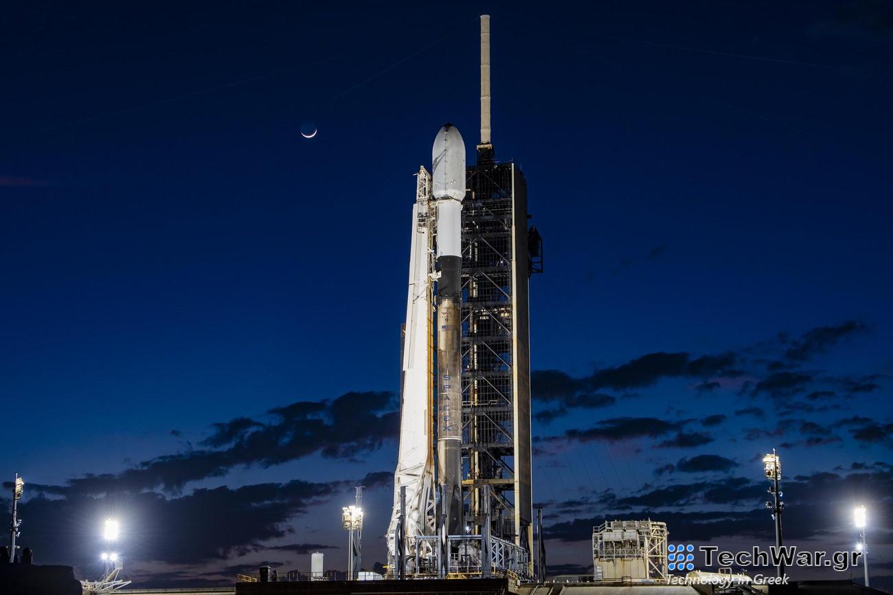 Η SpaceX θα εκτοξεύσει τη μηχανή πυραύλων με τον πύραυλο της ως μέρος της αποστολής της NASA στο φεγγάρι
