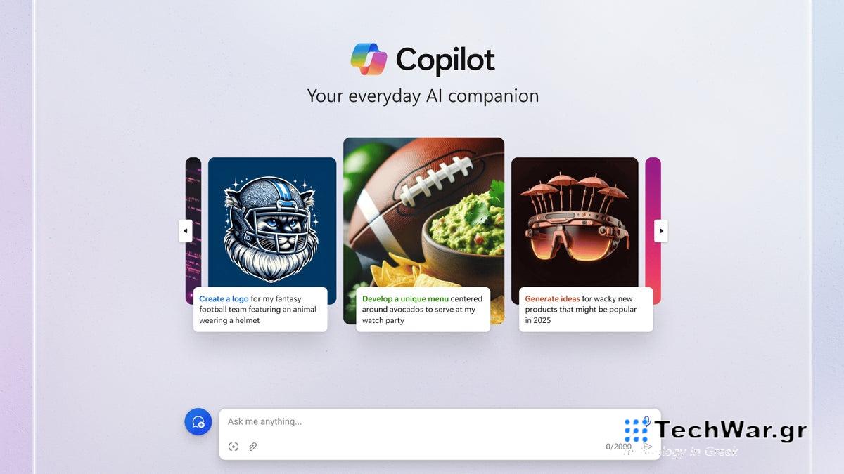 Η τελευταία ενημέρωση του Microsoft Copilot προσθέτει νέα διεπαφή χρήστη σε συσκευές Android και iOS