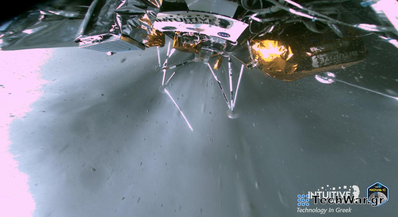 Το όχημα με ανατροπή κινητήρα του Odysseus Lander της Intuitive Machines λέει ο Executive
