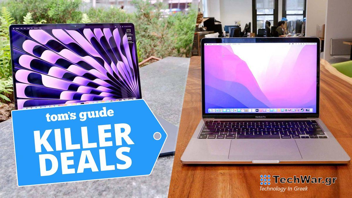 MacBook Air 15 shown next to MacBook Pro 13