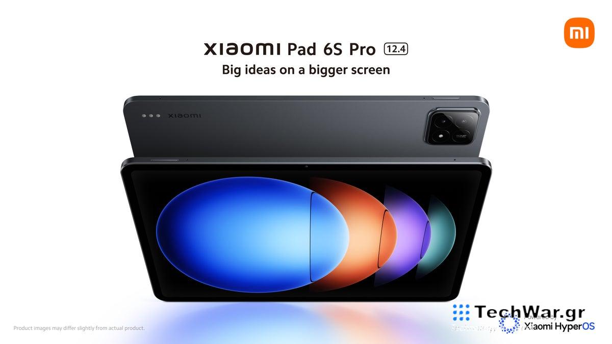 Το Xiaomi Pad 6S Pro 12.4 αποκαλύφθηκε ως tablet μεγάλης παραγωγικότητας και ψυχαγωγίας που ξεκινά από 699 €
