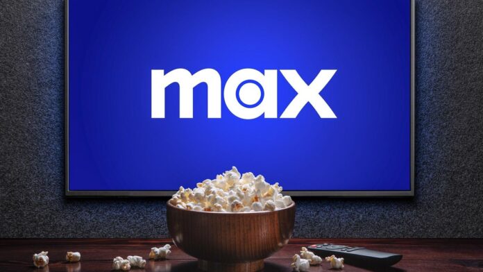 Νέο στο HBO και στο Max τον Φεβρουάριο του 2024 Max on a TV screen with a bowl of popcorn
