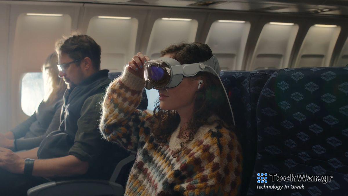 Apple Vision Pro flight mode