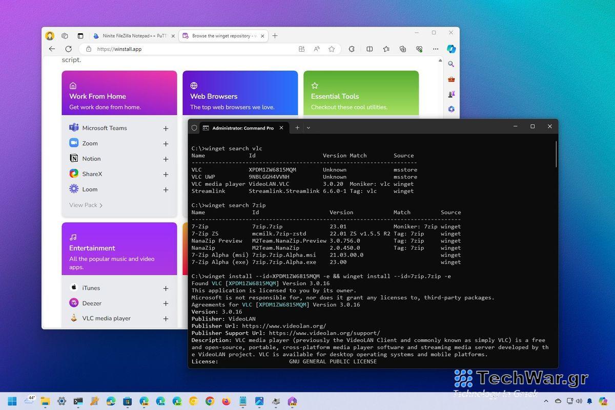Windows 11 batch install apps