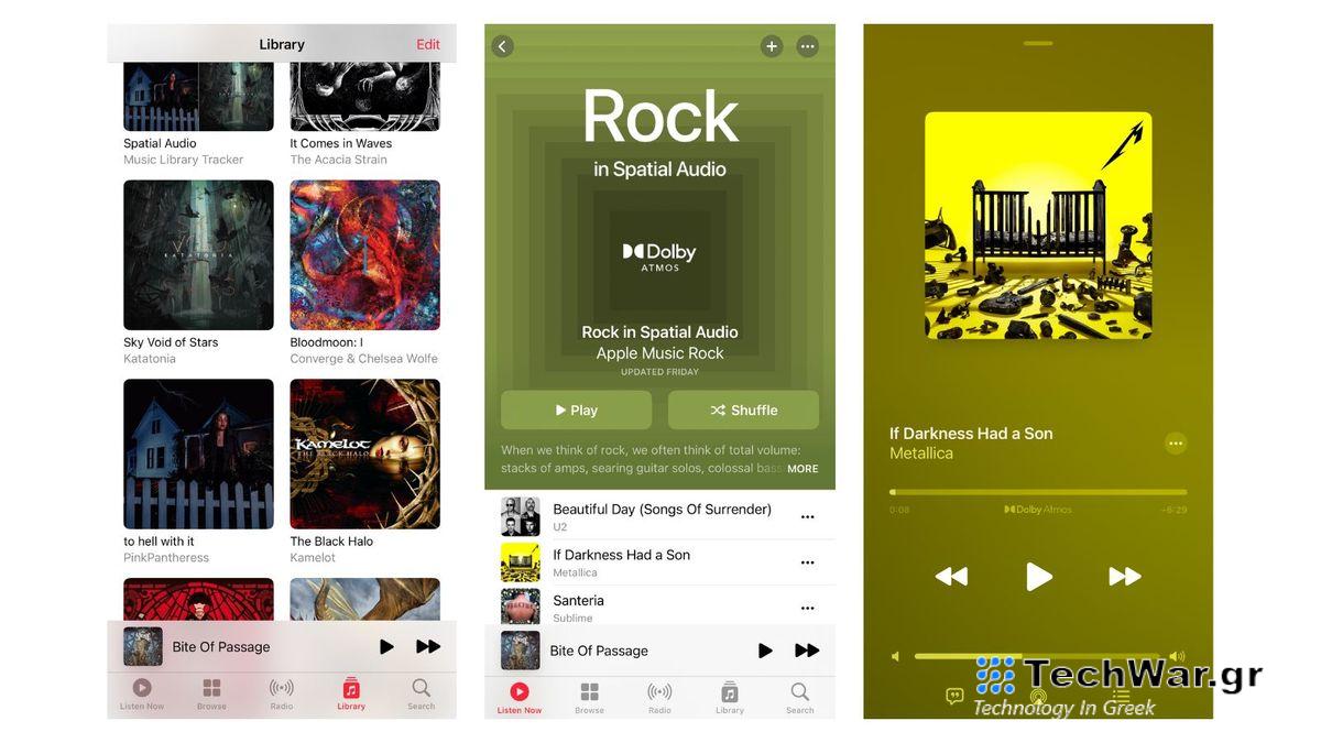 Spatial Audio screenshots