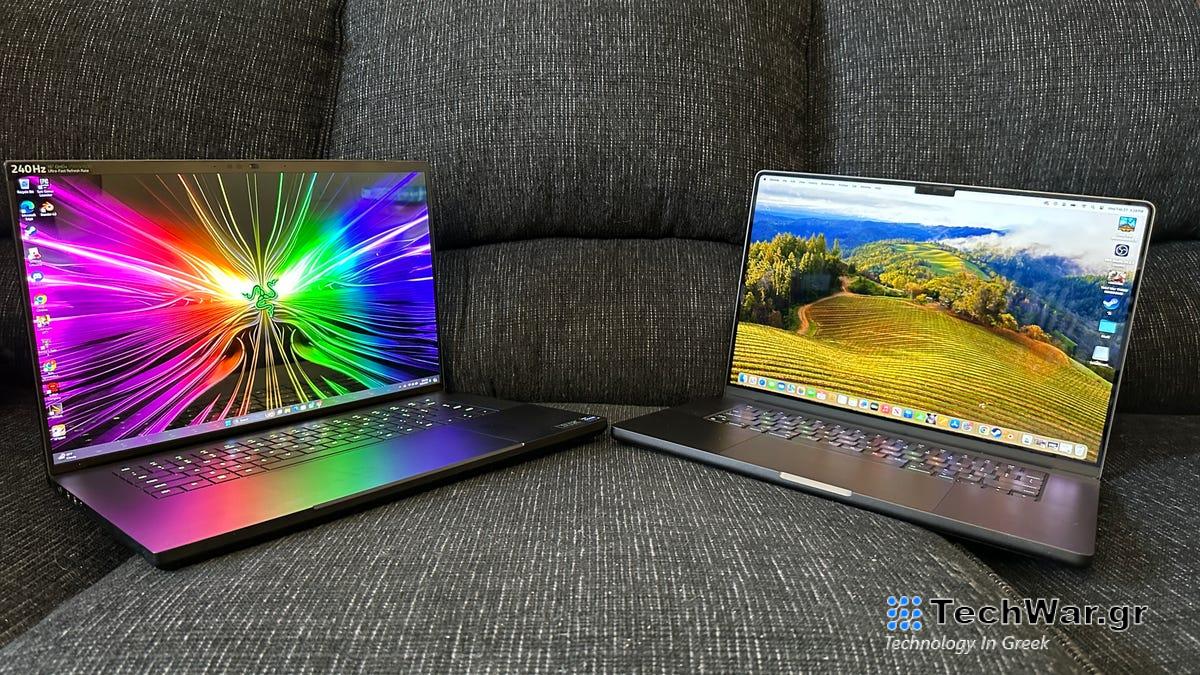 Apple MacBook Pro M3 Max vs. Razer Blade 16